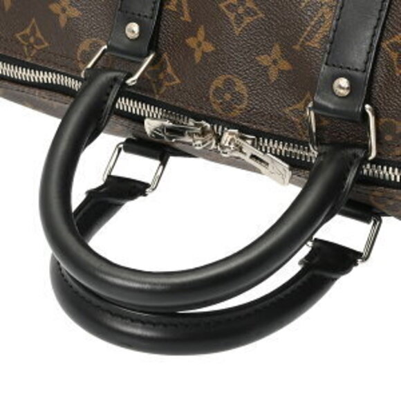 Louis Vuitton Monogram Keepall Bandouliere Brown Macassar Brown Boston Bag
